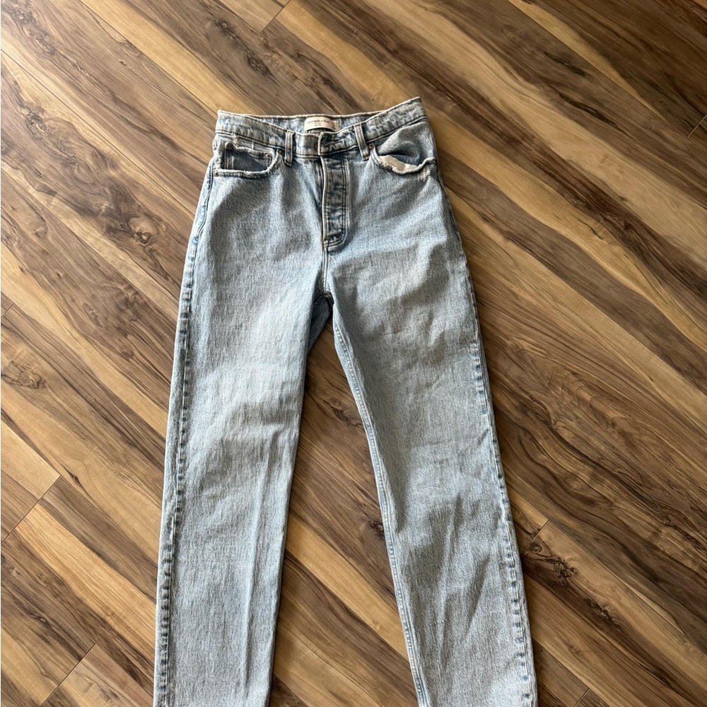 Abercrombie & Fitch Blue Straight Leg Jeans